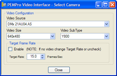 VideoNewSetupWithTargetRateUnchecked